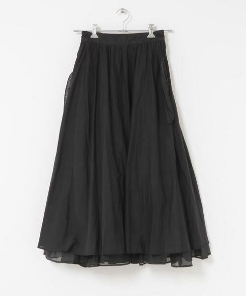 URBAN RESEARCH ROSSO / アーバンリサーチ ロッソ スカート | MARILYN MOON　sheer cotton gather skirt | 詳細7