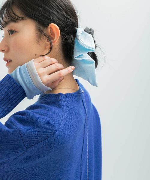 URBAN RESEARCH ROSSO / アーバンリサーチ ロッソ ヘアゴム・シュシュ | heyep　Silk Square Medium Scrunchie | 詳細2