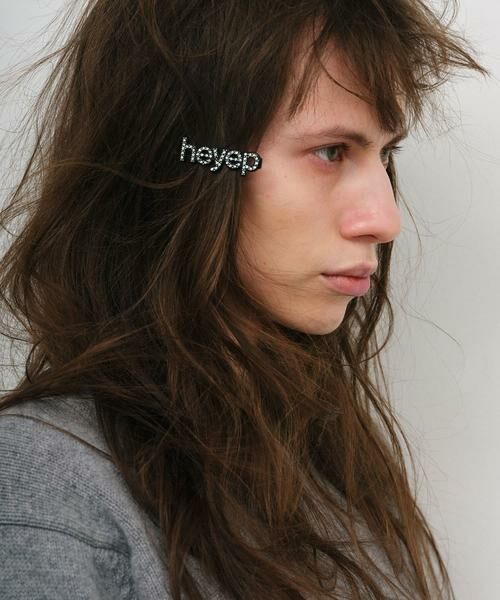 URBAN RESEARCH ROSSO / アーバンリサーチ ロッソ ヘアアクセサリー | heyep　LogoRhinestoneHairpins3P | 詳細1