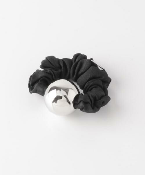 URBAN RESEARCH ROSSO/A[oT[` b\ heyep M Metal Ball Silk Scrunchie ubN -