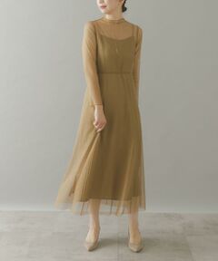 URBAN RESEARCH ROSSO / アーバンリサーチ ロッソ ドレス | kaene　ラメチュールメローワンピース