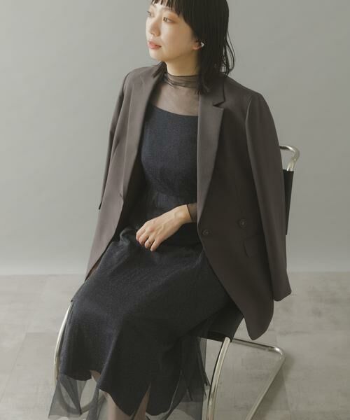 URBAN RESEARCH ROSSO / アーバンリサーチ ロッソ ドレス | kaene　ラメチュールメローワンピース | 詳細1