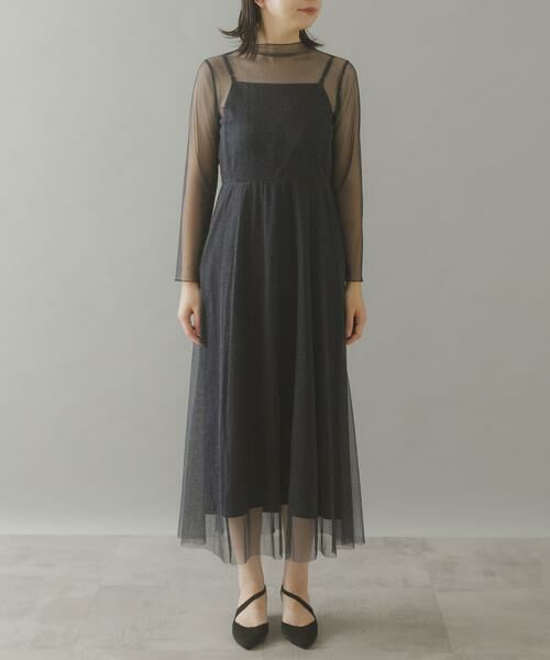 URBAN RESEARCH ROSSO / アーバンリサーチ ロッソ ドレス | kaene　ラメチュールメローワンピース | 詳細7
