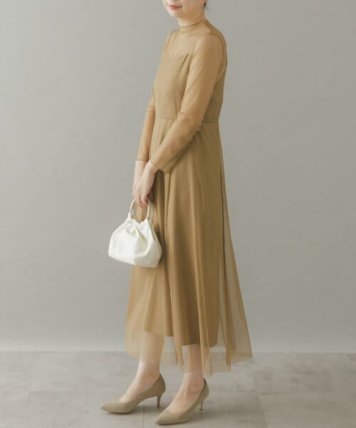 URBAN RESEARCH ROSSO / アーバンリサーチ ロッソ ドレス | kaene　ラメチュールメローワンピース | 詳細16