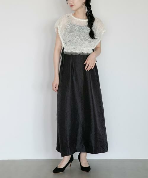 URBAN RESEARCH ROSSO / アーバンリサーチ ロッソ ドレス | kaene　チュールボレロハイウエストドレス | 詳細14