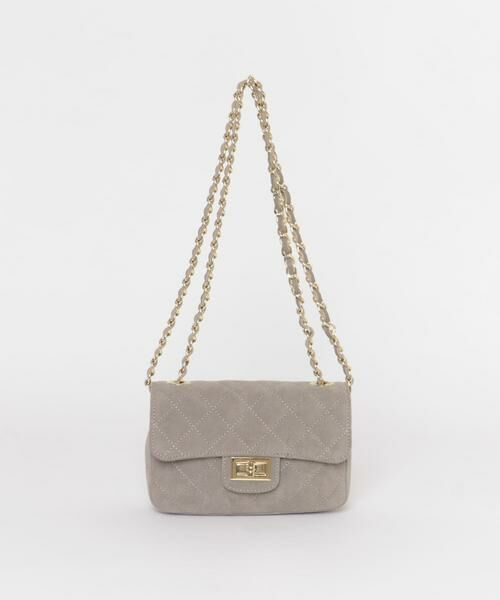 URBAN RESEARCH ROSSO / アーバンリサーチ ロッソ ショルダーバッグ | AULENTTI スエードキルティングバッグ | 詳細5