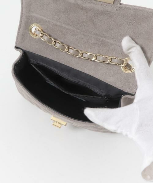 URBAN RESEARCH ROSSO / アーバンリサーチ ロッソ ショルダーバッグ | AULENTTI スエードキルティングバッグ | 詳細8