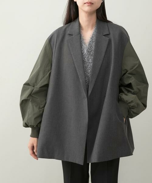 URBAN RESEARCH ROSSO / アーバンリサーチ ロッソ その他アウター | 『別注』CHIGNON×ROSSO　袖ドッキングフォルムジャケット | 詳細2