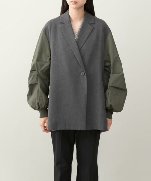 URBAN RESEARCH ROSSO / アーバンリサーチ ロッソ その他アウター | 『別注』CHIGNON×ROSSO　袖ドッキングフォルムジャケット | 詳細7