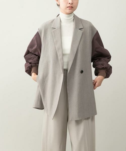 URBAN RESEARCH ROSSO / アーバンリサーチ ロッソ その他アウター | 『別注』CHIGNON×ROSSO　袖ドッキングフォルムジャケット | 詳細17