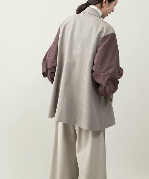 URBAN RESEARCH ROSSO / アーバンリサーチ ロッソ その他アウター | 『別注』CHIGNON×ROSSO　袖ドッキングフォルムジャケット | 詳細18