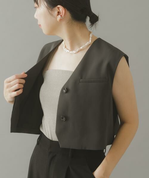 URBAN RESEARCH ROSSO / アーバンリサーチ ロッソ キャミソール・チューブトップ | kaene ラメベアトップキャミソール | 詳細1