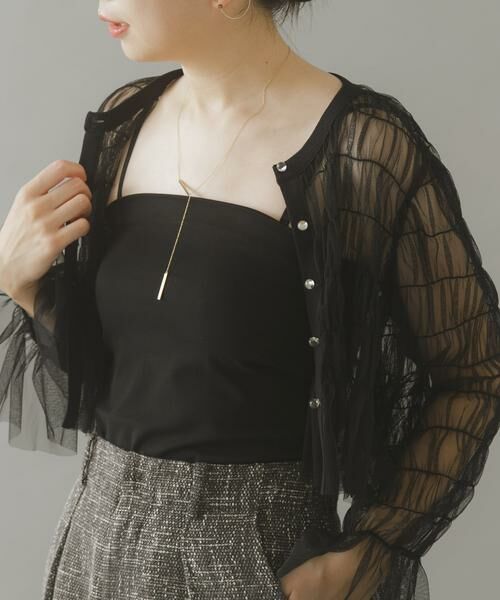 URBAN RESEARCH ROSSO / アーバンリサーチ ロッソ キャミソール・チューブトップ | kaene　ベアトップキャミソール | 詳細1