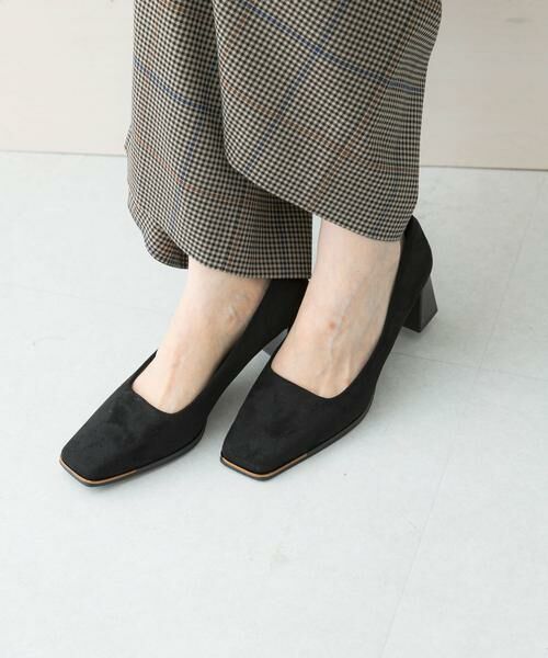 URBAN RESEARCH ROSSO / アーバンリサーチ ロッソ パンプス | MOHI スエードパンプス(ブラック)