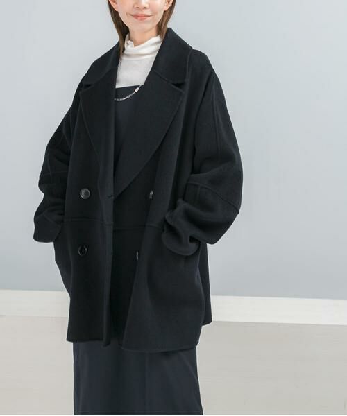 URBAN RESEARCH ROSSO / アーバンリサーチ ロッソ ピーコート | 『一部別注カラー』YENN　DOUBLE FACE PEA COAT | 詳細6