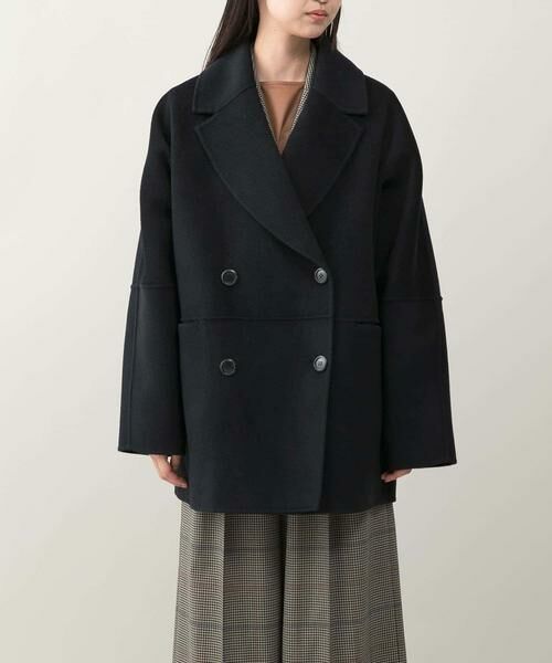 URBAN RESEARCH ROSSO / アーバンリサーチ ロッソ ピーコート | 『一部別注カラー』YENN　DOUBLE FACE PEA COAT | 詳細12