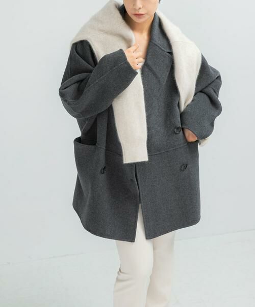URBAN RESEARCH ROSSO / アーバンリサーチ ロッソ ピーコート | 『一部別注カラー』YENN　DOUBLE FACE PEA COAT | 詳細21
