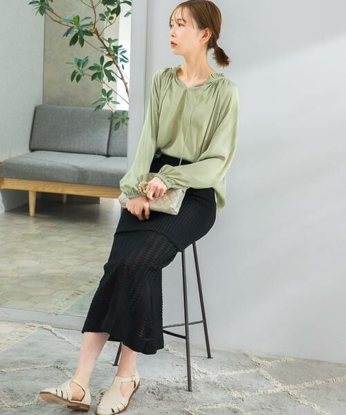 URBAN RESEARCH ROSSO / アーバンリサーチ ロッソ スカート | TRICOTE　PATTERN SKIRT | 詳細2