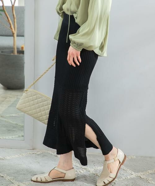 URBAN RESEARCH ROSSO / アーバンリサーチ ロッソ スカート | TRICOTE　PATTERN SKIRT | 詳細4