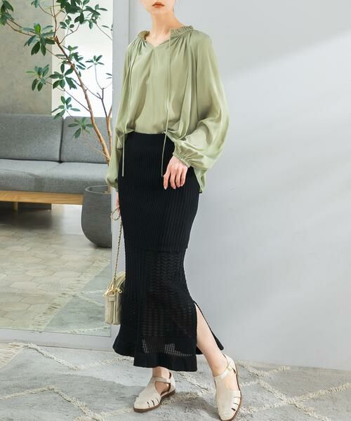 URBAN RESEARCH ROSSO / アーバンリサーチ ロッソ スカート | TRICOTE　PATTERN SKIRT | 詳細7