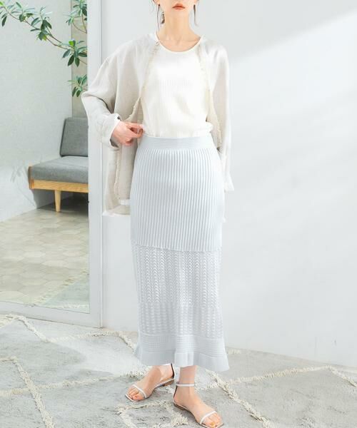 URBAN RESEARCH ROSSO / アーバンリサーチ ロッソ スカート | TRICOTE　PATTERN SKIRT | 詳細14