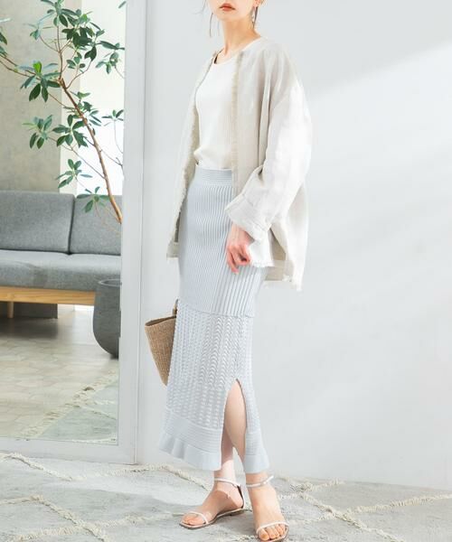 URBAN RESEARCH ROSSO / アーバンリサーチ ロッソ スカート | TRICOTE　PATTERN SKIRT | 詳細15