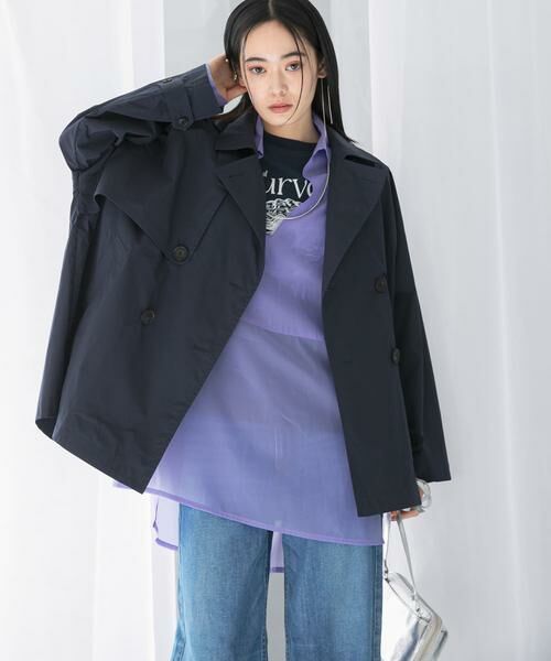 URBAN RESEARCH ROSSO / アーバンリサーチ ロッソ トレンチコート | 『WEB/一部店舗限定』撥水ショートトレンチコート | 詳細1