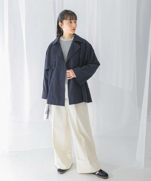 URBAN RESEARCH ROSSO / アーバンリサーチ ロッソ トレンチコート | 『WEB/一部店舗限定』撥水ショートトレンチコート | 詳細10