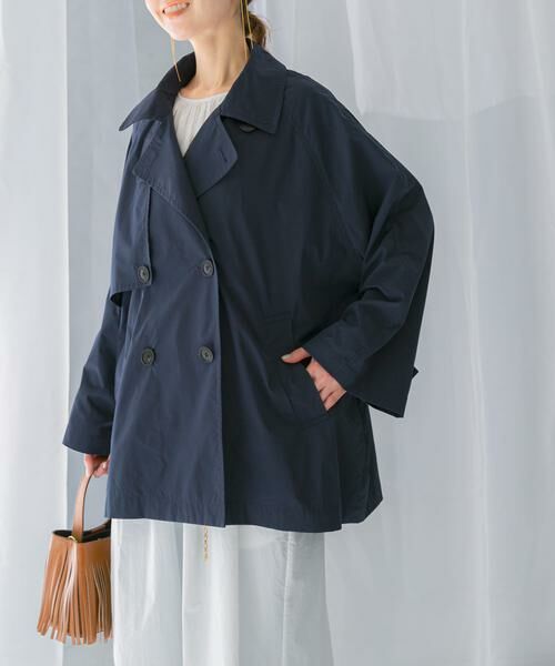 URBAN RESEARCH ROSSO / アーバンリサーチ ロッソ トレンチコート | 『WEB/一部店舗限定』撥水ショートトレンチコート | 詳細13