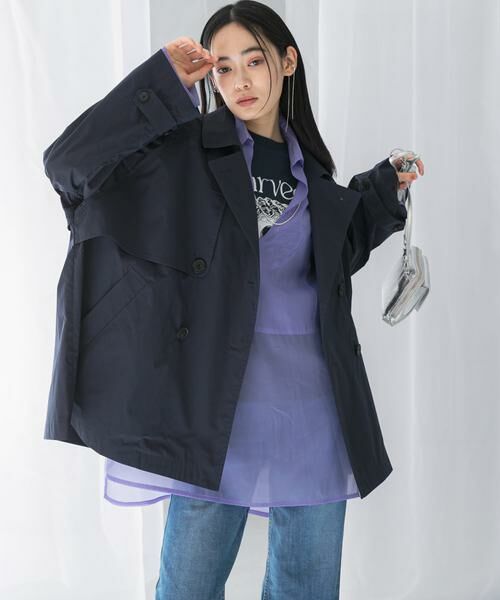 URBAN RESEARCH ROSSO / アーバンリサーチ ロッソ トレンチコート | 『WEB/一部店舗限定』撥水ショートトレンチコート | 詳細2