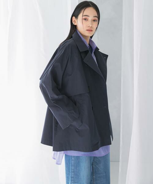URBAN RESEARCH ROSSO / アーバンリサーチ ロッソ トレンチコート | 『WEB/一部店舗限定』撥水ショートトレンチコート | 詳細3