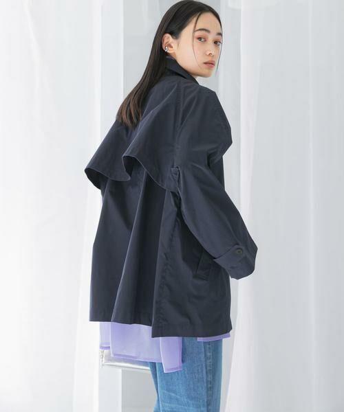URBAN RESEARCH ROSSO / アーバンリサーチ ロッソ トレンチコート | 『WEB/一部店舗限定』撥水ショートトレンチコート | 詳細4