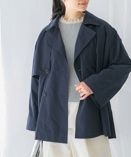 URBAN RESEARCH ROSSO / アーバンリサーチ ロッソ トレンチコート | 『WEB/一部店舗限定』撥水ショートトレンチコート | 詳細6