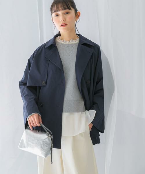 URBAN RESEARCH ROSSO / アーバンリサーチ ロッソ トレンチコート | 『WEB/一部店舗限定』撥水ショートトレンチコート | 詳細7