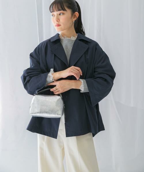 URBAN RESEARCH ROSSO / アーバンリサーチ ロッソ トレンチコート | 『WEB/一部店舗限定』撥水ショートトレンチコート | 詳細9