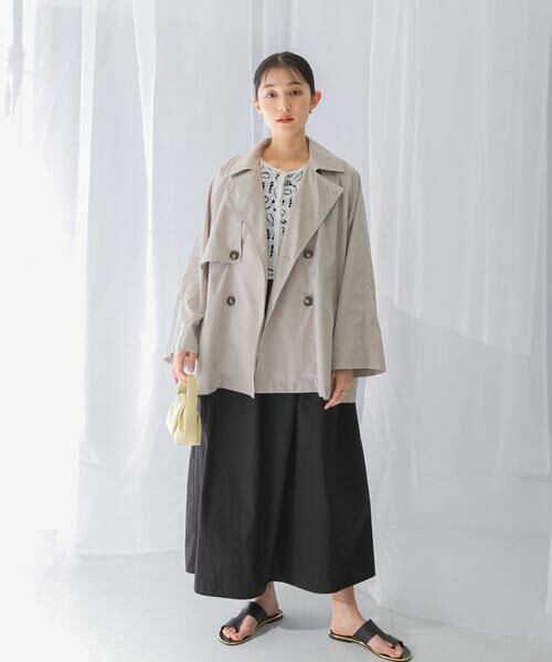 URBAN RESEARCH ROSSO / アーバンリサーチ ロッソ トレンチコート | 『WEB/一部店舗限定』撥水ショートトレンチコート | 詳細24