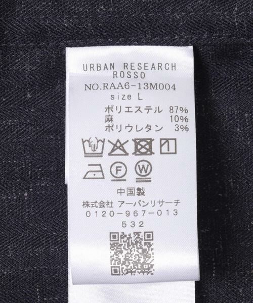 URBAN RESEARCH ROSSO / アーバンリサーチ ロッソ シャツ・ブラウス | ネップデザインサイドポケットシャツ | 詳細11