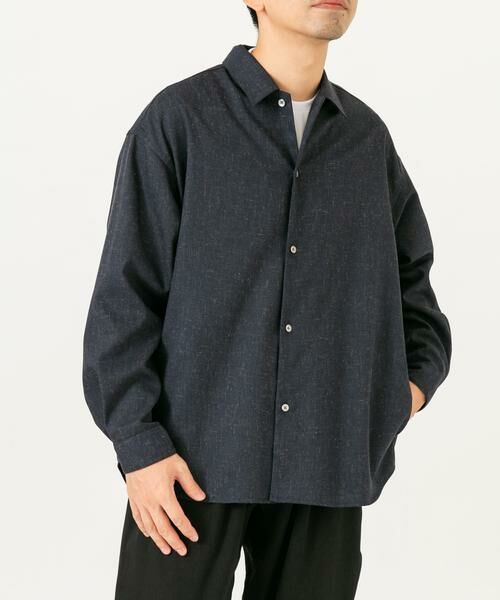 URBAN RESEARCH ROSSO / アーバンリサーチ ロッソ シャツ・ブラウス | ネップデザインサイドポケットシャツ | 詳細2