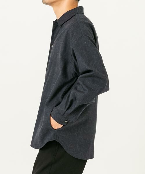 URBAN RESEARCH ROSSO / アーバンリサーチ ロッソ シャツ・ブラウス | ネップデザインサイドポケットシャツ | 詳細3