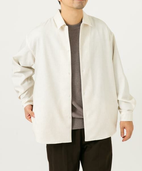 URBAN RESEARCH ROSSO / アーバンリサーチ ロッソ シャツ・ブラウス | ネップデザインサイドポケットシャツ | 詳細13