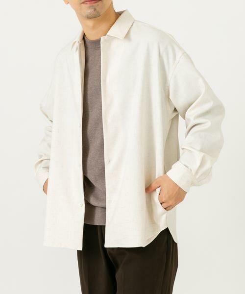 URBAN RESEARCH ROSSO / アーバンリサーチ ロッソ シャツ・ブラウス | ネップデザインサイドポケットシャツ | 詳細14