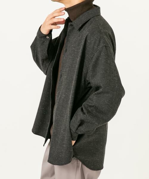 URBAN RESEARCH ROSSO / アーバンリサーチ ロッソ シャツ・ブラウス | ネップデザインサイドポケットシャツ | 詳細20