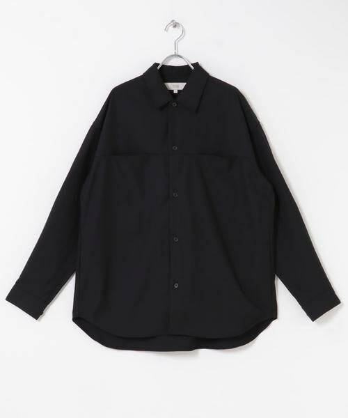 URBAN RESEARCH ROSSO/アーバンリサーチ ロッソ 4-pocket リラックスシャツジャケット ブラック M URBAN RESEARCH ROSSO/アーバンリサーチ ロッソ 4-pocket リラックスシャツジャケット ブラック M