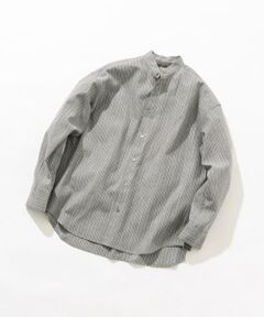 URBAN RESEARCH ROSSO / アーバンリサーチ ロッソ シャツ・ブラウス | ストライプバンドカラーリラックスシャツ