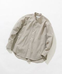 URBAN RESEARCH ROSSO / アーバンリサーチ ロッソ シャツ・ブラウス | ストライプバンドカラーリラックスシャツ