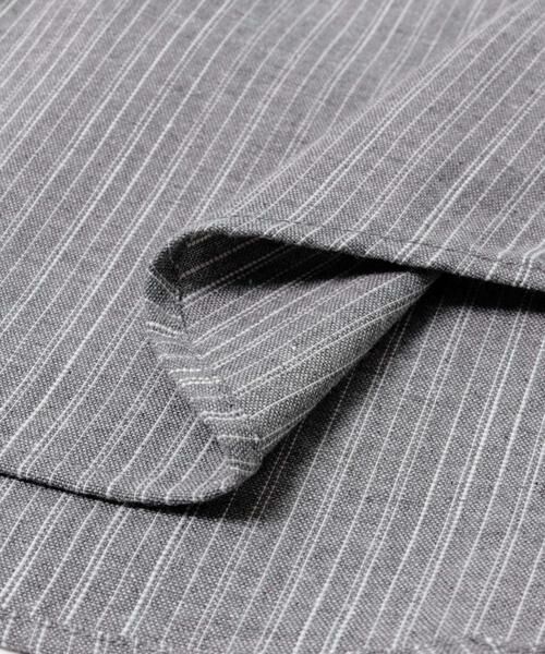 URBAN RESEARCH ROSSO / アーバンリサーチ ロッソ シャツ・ブラウス | ストライプバンドカラーリラックスシャツ | 詳細10