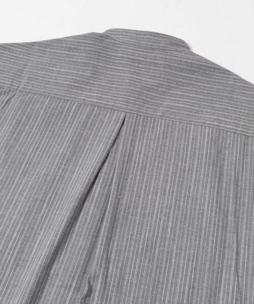 URBAN RESEARCH ROSSO / アーバンリサーチ ロッソ シャツ・ブラウス | ストライプバンドカラーリラックスシャツ | 詳細9