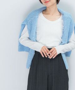 URBAN RESEARCH ROSSO / アーバンリサーチ ロッソ Tシャツ | Uネックリブプルオーバー