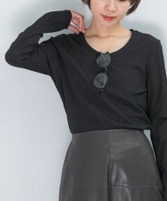 URBAN RESEARCH ROSSO / アーバンリサーチ ロッソ Tシャツ | Uネックリブプルオーバー