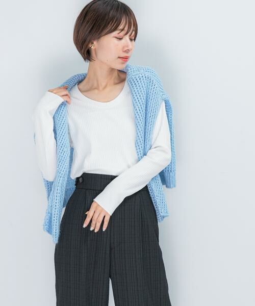 URBAN RESEARCH ROSSO / アーバンリサーチ ロッソ Tシャツ | Uネックリブプルオーバー | 詳細9